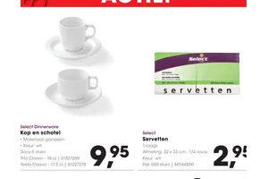 Servetten aanbieding