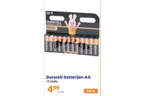 duracell everyday alkaline aa batterijen