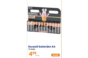 duracell everyday alkaline aa batterijen