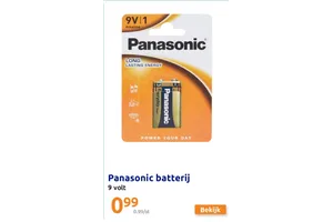 9v alkaline batterij