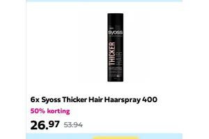 syoss thicker hair haarspray