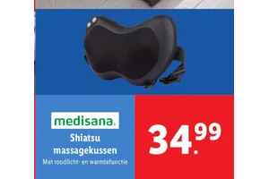 Shiatsu massagekussen aanbieding