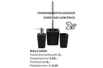 tandenborstelhouder zeepdispenser toiletborstel pedaalemmer