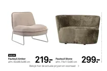 fauteuil amber