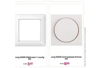 centraalplaat dimmer