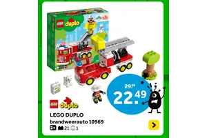 LEGO DUPLO brandweerauto aanbieding