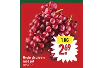 rode druiven met pit