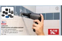 elektrische schrobborstelset