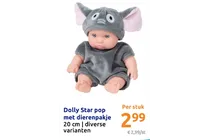 dolly star pop met dierenpakje