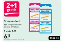 stim u dent tandenstokers