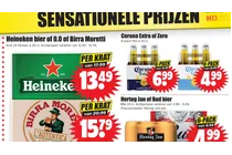 heineken bier 0 0 of birra moretti