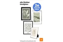 witte fotolijst met lijntekening