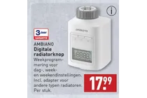digitale radiatorknop