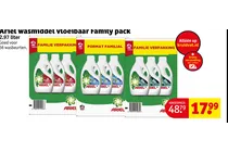 ariel wasmiddel vloeibaar family pack