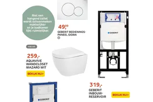 Geberit Inbouwreservoir aanbieding