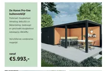 de hoeve pro line buitenverblijf