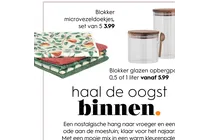 glazen opbergpotten