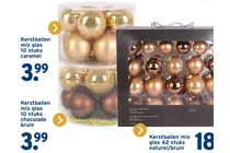 kerstballen mix glas