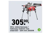 tafelcirkelzaag tafelzaag 1340aa met onderstel