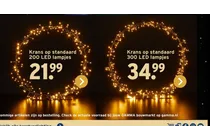 krans op standaard