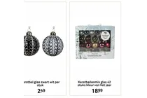kerstballenmix glas