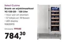 drank en wijnklimaatkast