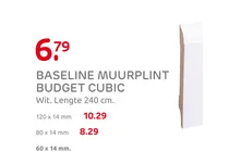 muurplint budget cubic