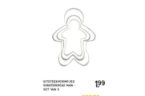 uitteekvormpjes gingerbread man