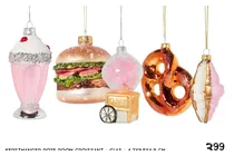 kerstslinger roze room croissant