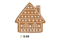 kurken deurmat gingerbread huis