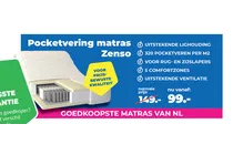 pocketvering matras