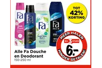 douchegel en deodorant