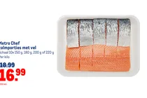 zalmporties met vel