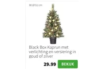 black box kaprun kerstboom