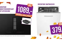 inventum inductie kookplaat met afzuiging