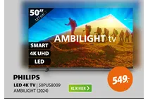 50pus8009 ambilight led 4k tv