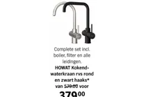 howat kokend waterkraan