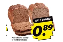 polderhoeve zonne of waldkorn brood