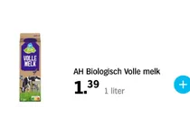 biologisch volle melk