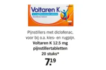 voltaren k 12 5 mg pijnstillertabletten