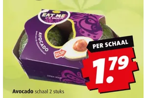 Avocado 2 voor €1,79 aanbieding