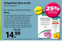 neusspray bijholteontsteking