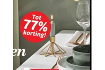 kaars in kandelaar