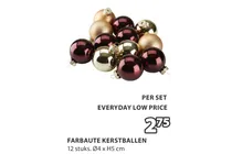 farbaute kerstballen