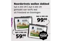 noordertrots wollen dekbed