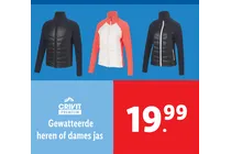 gewatteerde jas
