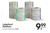 labellord refillset