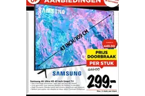 4k ultra hd 43 inch smart tv