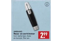 neus en oortrimmer