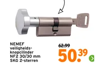 veiligheidsknopcilinder